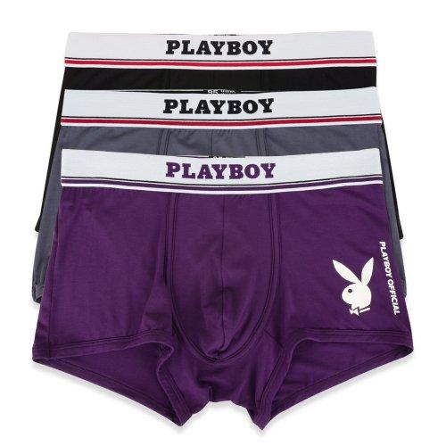 

[Playboy] Мужские трусы-боксеры 3 шт. 2105 [Доставка из Кореи] 100% Оригинал 100