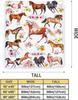 Horse Blanket Gifts for Girls Women Western Horses Flowers Animal Fleece Flannel Throw Blankets Soft Lightweight Horse Plush Stu