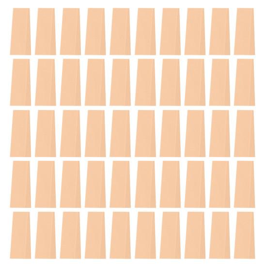 50Pcs Makeup Wedges Sponge Set Latex Free Foam Blenders for Powder Liquid Makeup Nail Art Tools for Coloring Painting