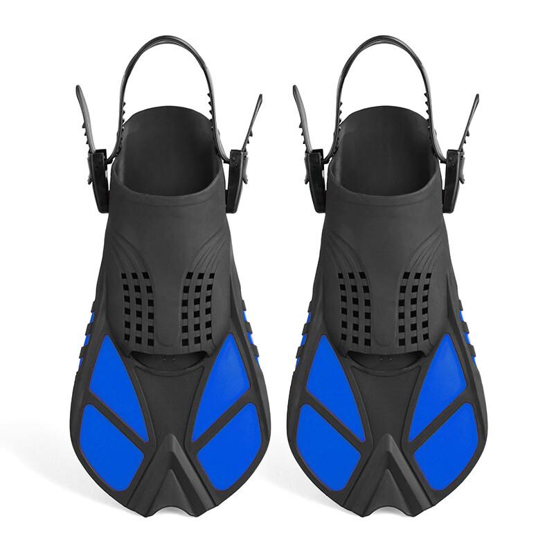 Nuoyu Adjustable Open-Heel Short Swim Fins