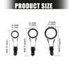 Eye Rings Fishing Accessories Fishing Line Guide Top Rings Rod Guide Top Rings Easy Installation Fishing Rod Wire Rings