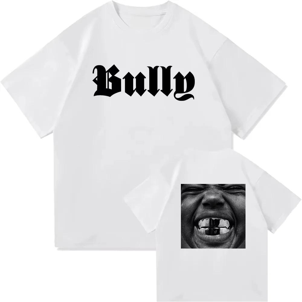 Kanye West Ye BULLY T-shirt d'album Été Unisexe et Femmes Vêtements en Coton Hip Hop Mode Haut Manches Courtes Oversize Streetwear