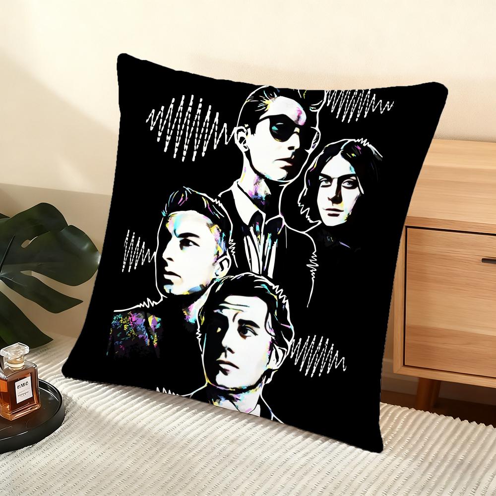 Band AArctic MMonkeys Cushion Cover Soft Short Plush Pillow Cover Smooth Cozy Texture Aesthetic Cushion Case Home Decor