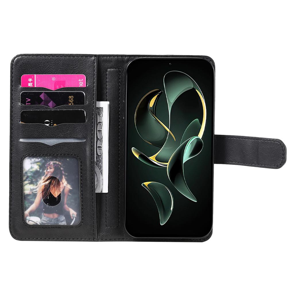 For Xiaomi 13T/13T Pro/Redmi K60 Ultra Leather Case with 10 Card Holder Phone Cover Stand