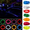 DC 12V Automobil-Atmosphärenlampe Auto Innenbeleuchtung LED-Streifen Dekoration Girlande Drahtseil Röhrenlinie Flexibles Neonlicht