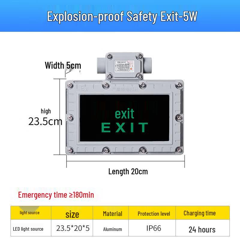 Hongyue LED Explosion-Proof Emergency Exit Sign Light