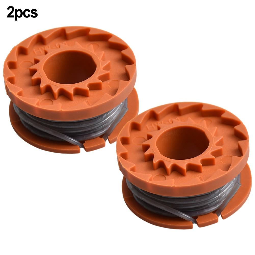 2 Pcs Spool & Line For POWERBASE N0F-GT-300/20-E For Strimmer Trimmer