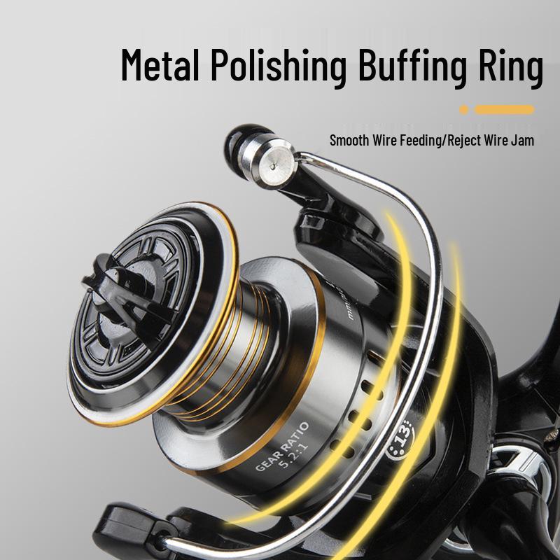 All-Metal Spool Spinning Reel for Sea Fishing Lure Rods