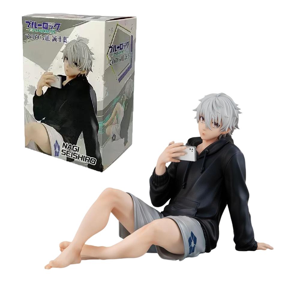 In Stock 10cm Blue Lock Anime Figure Nagi Seishiro Action Figure Collection Model Doll Toys Birthday Gift