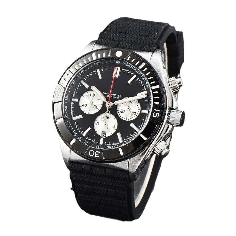 Men's Fashion Business Quartz Watch Multi-function Chronograph Wristwatches Sport Casual Watches