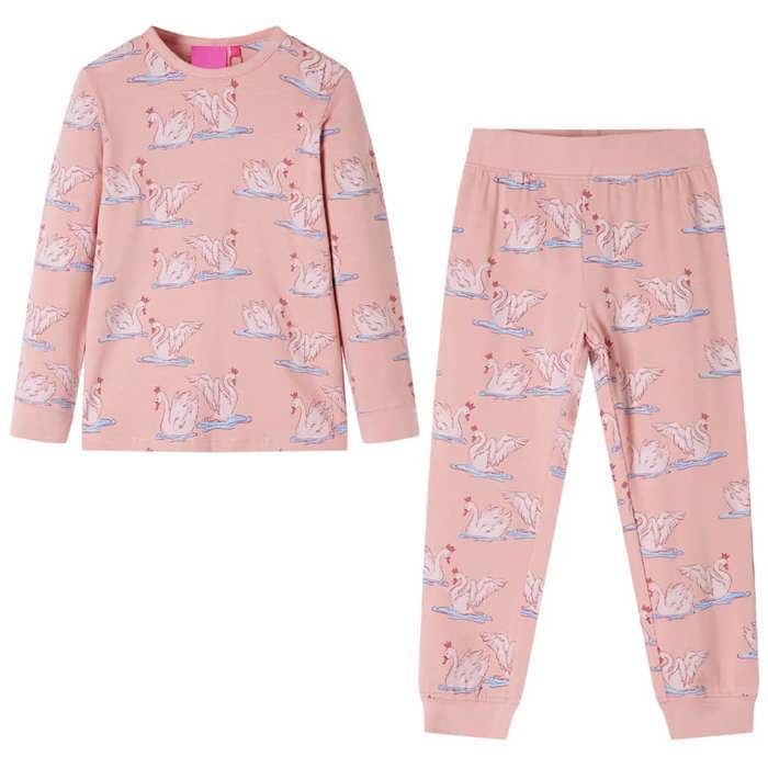 Children's Long-sleeved Pyjamas Light Pink 92/104/116/128/140