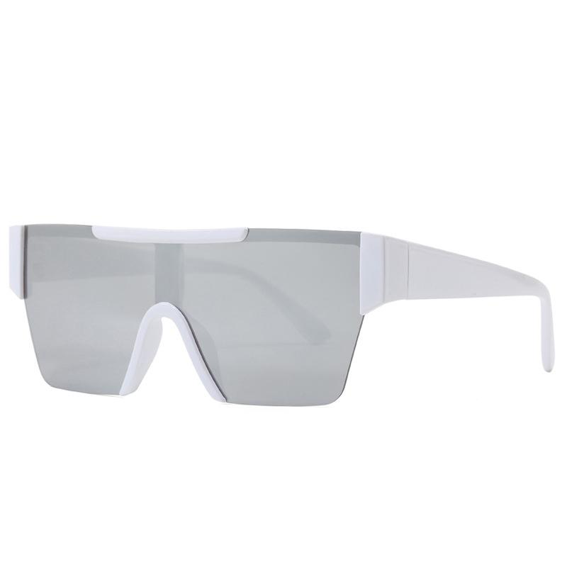 New Y2K Style Cycling Square Sunglasses Windproof Glasses for Men Women Retro-Reflective Sheeting Lens Road Riding Sport Glasses