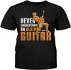 Unrefined Art Guitar Lover Gift - Guitar Shirt, Vintage Band T Shirts for Men