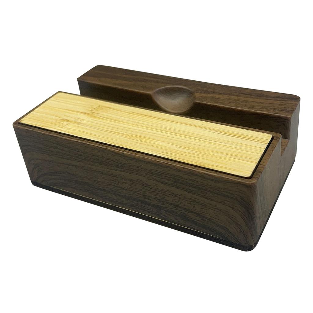 Cell Phone   Phone Holder Wooden Cell Phone Stand with   Amplifier Phone Holder Stand for Listening To Music