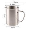 Yi Zi Xiaojie 304 Stainless Steel Camping Cup with Foldable Handle