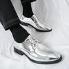 Size 38-50 Men Casual Fashion PU Leather Lace Up Formal Dress Shoes Leather Shoes XRS-2035