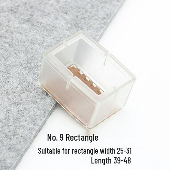Transparent Non-Slip Chair and Table Leg Protective Covers