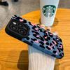 Fashion Pink Leopard Phone Case For iPhone 17 16 15 14 13 12 11 17 Pro Max Air X XR XS Max 16E Plus Shockproof Soft Cover
