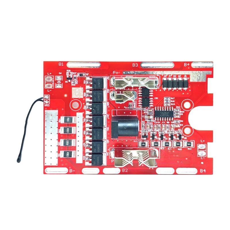 Battery Pack Repair Board 21V Red Circuit Part With 7 Power Devices, Service Part for Pack Control Update and Routine Workshop Replacement