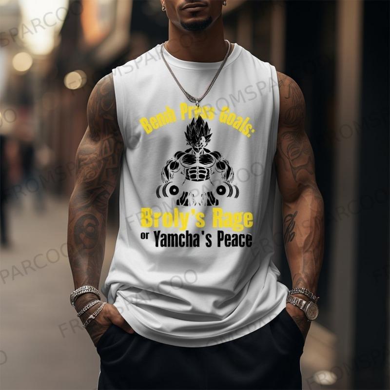 2025 One Piece Anime Luffy Peripheral Print Tank Top Gym Men's Loose Sports Summer Fashion Pure Cotton Breathable Vest