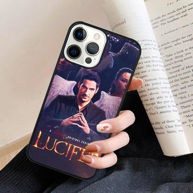 Lucifer Morningstar TV series Phone Case Back Cover for iPhone 17 Air 16 15 14 13 11 12 Pro Max Plus Fundas Coque