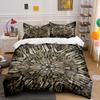 Stone-like Geometric Radial Pattern. Bedding Sets Duvet Cover Sets Duvet Covers Pillowcases(1 * Duvet Cover 2 * Pillowcases Without Duvet Insert)