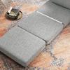 Sleeper Chair, Guest Mattress, 3-Fold Foldable, Compact, Metal Frame, 80x75x74 Cm, Grey