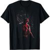Marvel Daredevil Notte Piovosa Estetica Noir T-shirt Uomo Donna Cotone Oversize Casual da Esterno Moda Oscura Top alla Moda