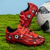 Children's football shoes men's and women's breathable Velcro non-slip TF broken nails competition grass training long nails primary school sports