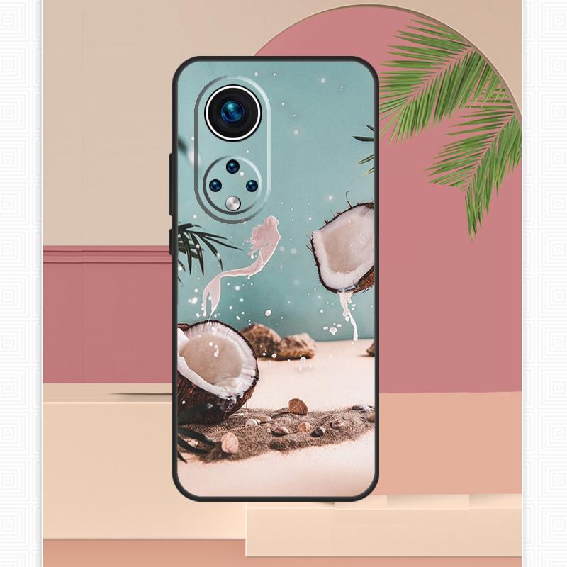 Summer Fruit Coconut Case For Honor Magic 7 Lite 5 6 8 Pro Honor 200 400 X9c X9b X9a X8b X8a X8c 50 70 90 Cover