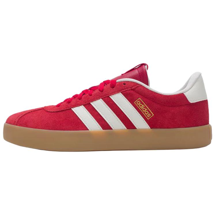 Adidas Vl Court 3.0 Comfortable Versatile Low-Top Skate Shoes Unisex Sneakers Red KI5079