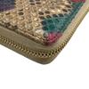 GUCCI 456117 Zip Around GG Marmont Python Purse Multi Python Women Used