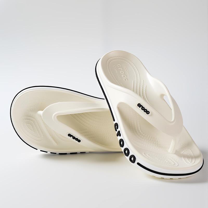 

Summer new flip-flops wear light and non-slip men s seaside beach flat-bottomed women s slippers couple pinch slippers 44-45