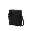 Black Leather Pocket Zipper Crossbody Bag Dbba3f336bk