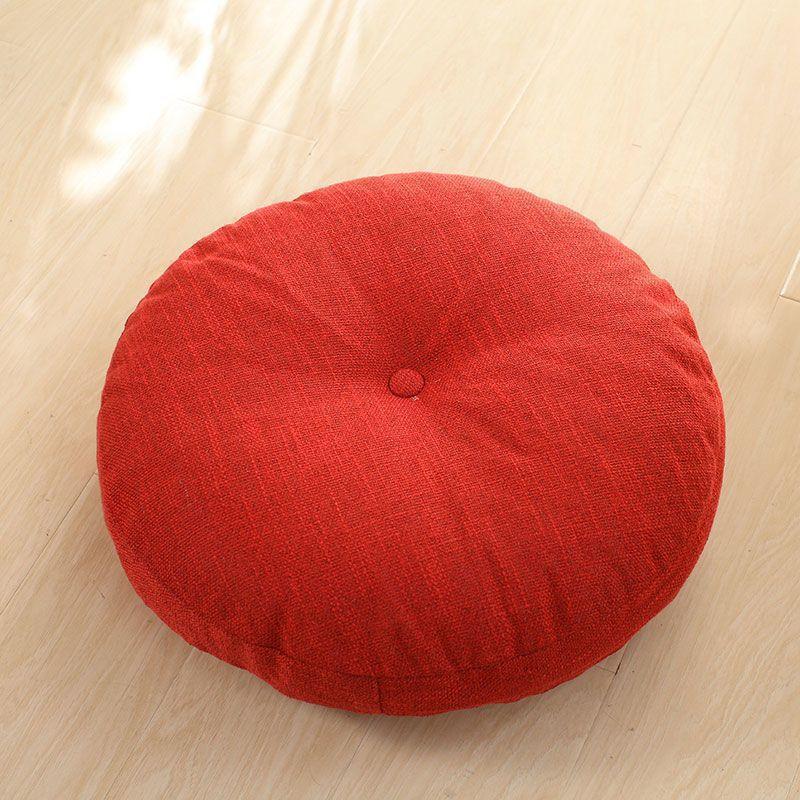 Round Floor Pillow for Adults, Meditation Floor Cushions Chenille Fabric Seat Pads Pillows Cushion for Living Room Balcony