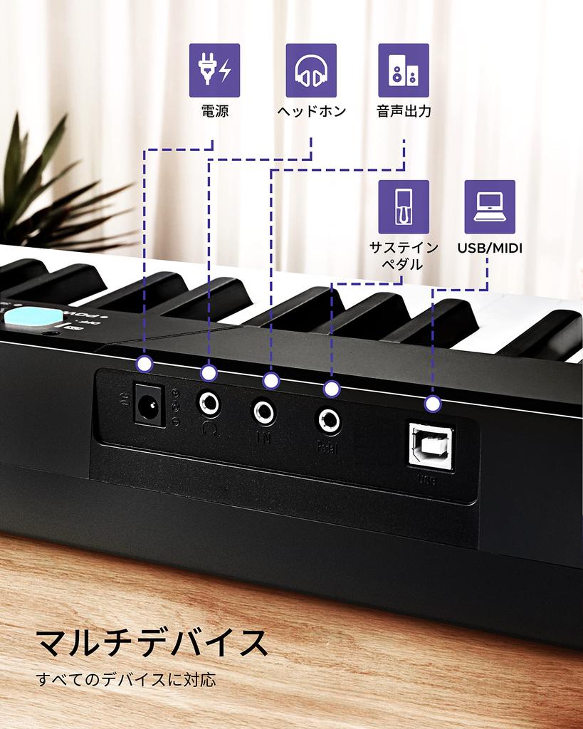 Starfavor Electronic Keyboard 88 128 128 For Power Storage Included Piano, Keys, Semi-Weight Keyboard, Tones, Rhythms, Beginners, Children,
