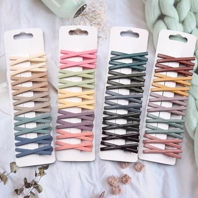 6/8/10 Stück X-Form Haarspangen Bunt Lieblich Einfach Haarnadeln für Mädchen Kinder Haarspangen für Frauen Haaraccessoires