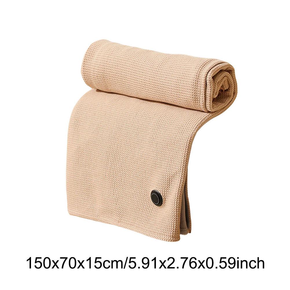 USB Electric Heated Blanket 3 Heating Levels Fleece Heated Blanket Portable Heated Blanket Cape for Household and Office