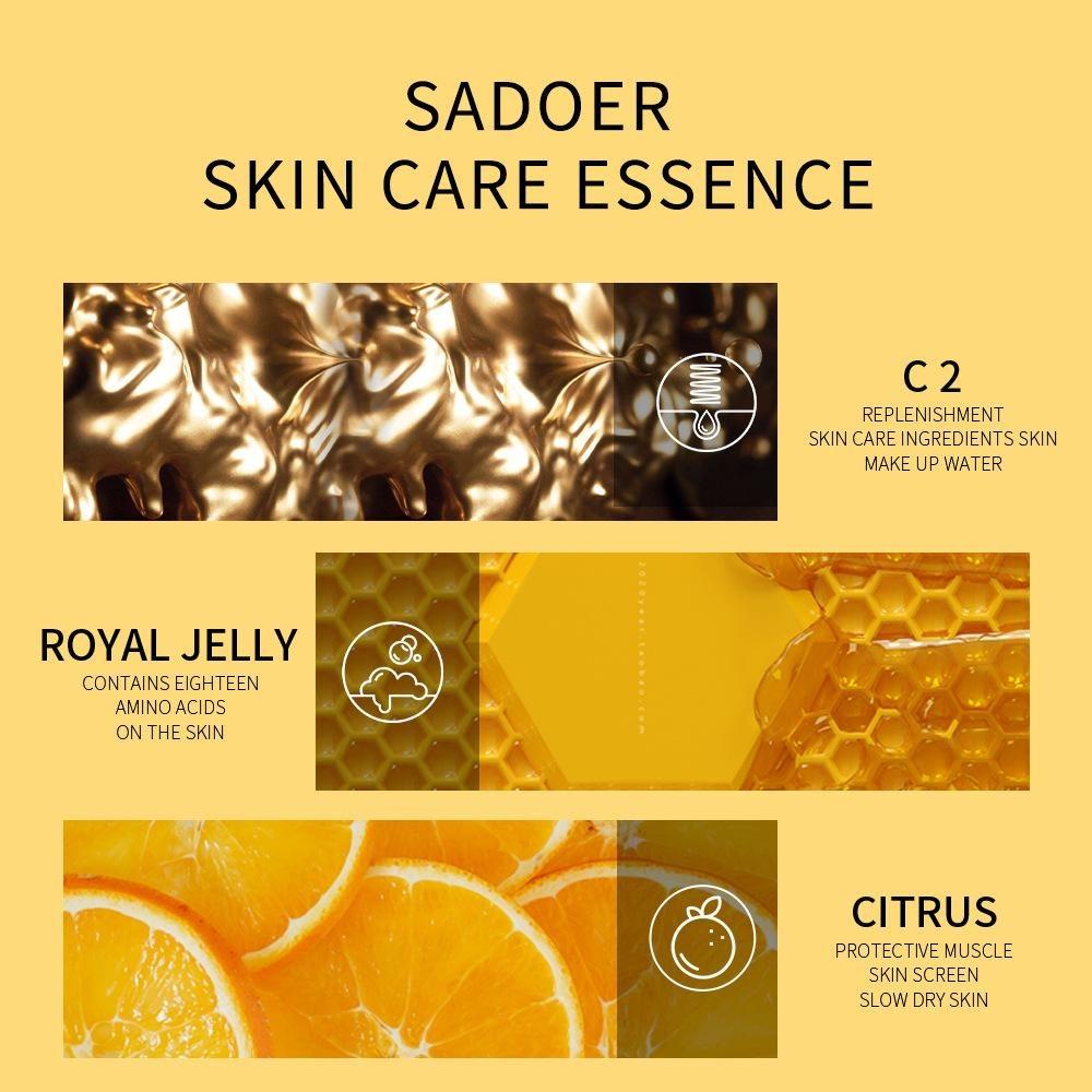 2ml*20 Flaschen Vitamin C Essenz, Spendet der Haut tiefen Feuchtigkeit, Aufhellend und Anti-Aging, Spendet Feuchtigkeit und Nährt