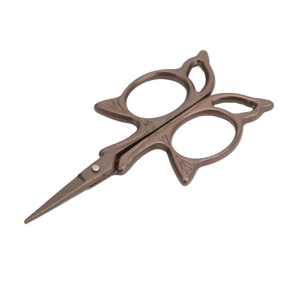 Butterfly Scissors Vintage European Style Bronze Stainless Steel Exquisite Mini Butterfly