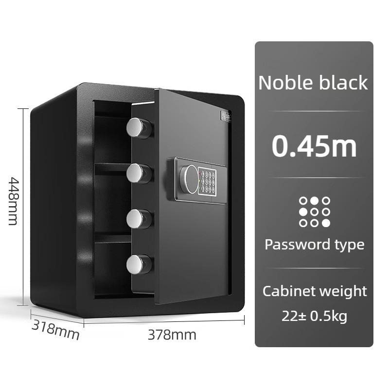 Electronic Security Safe Small Home All Steel Anti Theft Password Fingerprint Lock Storage Cabinet