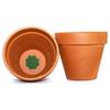 20Pcs Flower Pot Inner Bottom Mat Prevent Soil Leakage Flower Shape Plant Pot Bottom Hole Pad