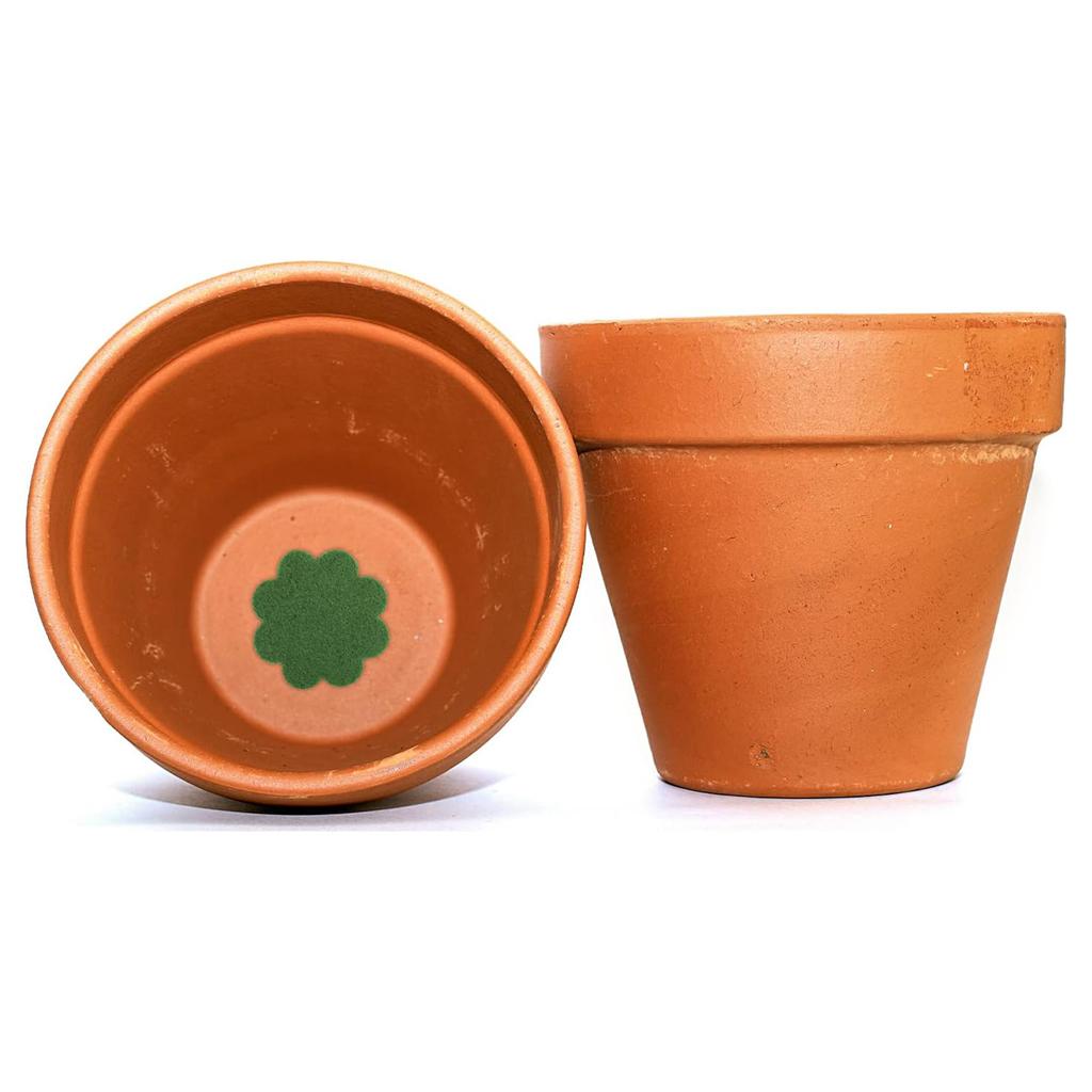 20Pcs Flower Pot Inner Bottom Mat Prevent Soil Leakage Flower Shape Plant Pot Bottom Hole Pad