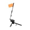 Ice Fishing Tip Up with Reel Triangle Base Składana zimowa wędka Akcesoria do flagi