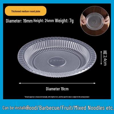 ZISIZ Einweg-Plastikteller