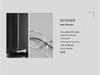 Danyang Two-Tone IP Plated Browline Glasses: Men's Pure Titanium High-Power Myopia Eyeglasses with Thick Rim and Acetate Frame.