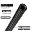 PET Elastic Woven Wire Cable Sleeve 8mm Insulated Braided Sleeving Data Line Protection Flame-Retardant Cable Organizer