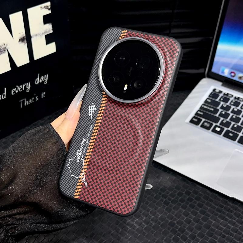

Для Honor Magic8 та Magic 8 Pro Шкіряний чохол-трек MagSafe Присоска Контрастні кольори Клавіші Рамка для камери Захист від відбитків пальців Artificial leather&Honor Magic8
