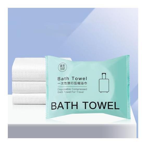 Compressed Bath Towel 70x140cm Disposable Cleansing Towel Outdoor Travel Cotton Portable Hotel Thickened Cloth Shower Towel Wrap