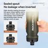 ROCKBROS Bicycle Water Bottle 600/750ML Capacity PP5 Leak-proof Squeeze Bottle Non-Slip with Dustproof Cover Sports Kettle